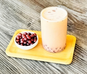 Rose Ormosia Bean Milk Tea玫瑰蜜豆奶茶