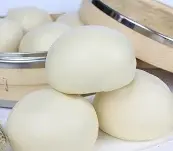 Round Steamed Bun