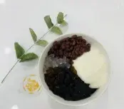 Grass Jelly Red Bean Pearl Mochi