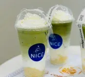 Durian Matcha Latte