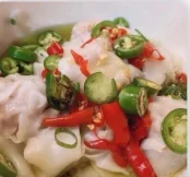 Wonton W. Green Pepper Sauce