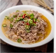 Flake Beef In Golden Sauce