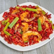 Flavored Shrimp W. Chili