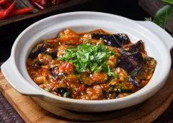 Sauteed Eggplant W. Spicy Garlic Sauce