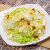 Sauteed Cabbage W. Dry Chili Pepper