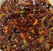 Sliced Beef W. Tofu Pudding In Hot Sauce