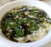 Baby Shrimp W. Laver Soup