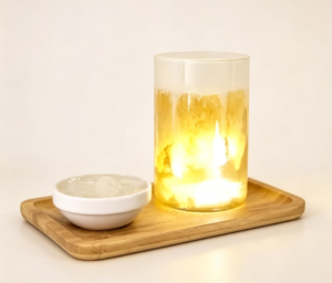 Peach Lychee Jelly Tea W.cheese Foam芝芝桃荔